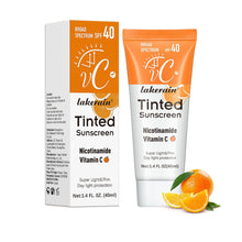 Load image into Gallery viewer, 40ml SPF40 Vitamin C Sunscreen Foundation Vitamin E Moisturizing Whitening Even Skin Tone Delays Aging and Reduces Skin Fine Lines