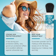 Load image into Gallery viewer, Mineral Facial Protection Powder Lightweight Moisturizing Long-lasting Gentle Oil Controlling Waterproof Sun Protection Sunscreen Cream