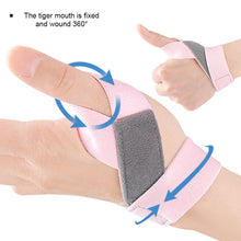 Load image into Gallery viewer, Hand Thumb Eyelash Sheath Simple Wrist Guard Elastic Strap Wrapped and Pressurized Adjustable Finger Wrist Guard