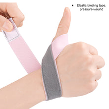 Load image into Gallery viewer, Hand Thumb Eyelash Sheath Simple Wrist Guard Elastic Strap Wrapped and Pressurized Adjustable Finger Wrist Guard
