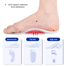 Load image into Gallery viewer, Detachable Combination Breathable Women's Foot Arch Pad Back Pad Flat Foot Insole Men's Footheart Insole Bagged