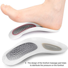 Load image into Gallery viewer, Detachable Combination Breathable Women's Foot Arch Pad Back Pad Flat Foot Insole Men's Footheart Insole Bagged