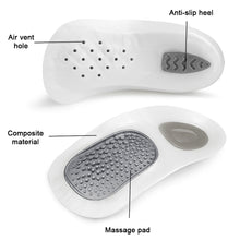 Load image into Gallery viewer, Detachable Combination Breathable Women's Foot Arch Pad Back Pad Flat Foot Insole Men's Footheart Insole Bagged
