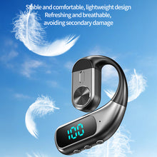 Load image into Gallery viewer, Rotatable Wireless Bluetooth Headphones With Digital Display Open-Ear Business Bone Conduction Clip-On Headphones