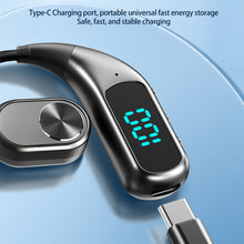 Load image into Gallery viewer, Rotatable Wireless Bluetooth Headphones With Digital Display Open-Ear Business Bone Conduction Clip-On Headphones