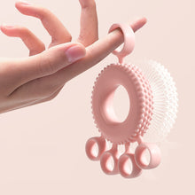 Load image into Gallery viewer, 1PC Silicone Finger Grip Strengthener Five-Hole Design Rehabilitation Training Grip Strength Loop Decompression Tool