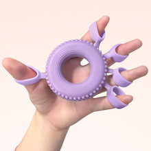 Load image into Gallery viewer, 1PC Silicone Finger Grip Strengthener Five-Hole Design Rehabilitation Training Grip Strength Loop Decompression Tool