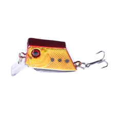 Load image into Gallery viewer, 1PC 4.5CM/7G Lure Cube Fake Bait Rockin' Micro Crankbait Floating Minnow Long Casting Wide Tongue Plate