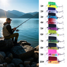 Load image into Gallery viewer, 1PC 4.5CM/7G Lure Cube Fake Bait Rockin' Micro Crankbait Floating Minnow Long Casting Wide Tongue Plate