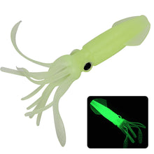 Load image into Gallery viewer, 5PCS 10.5CM/8G Lure Bionic Luminous Squid Soft Bait Hollow Tubular Sea Fishing Octopus Bait