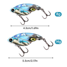 Load image into Gallery viewer, 1PC 8G/14G Lure Bionic Butterfly Metal VIB Bait Long Casting Sinking Hard Bait For Bass Snakehead