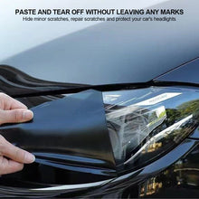 Load image into Gallery viewer, 30x200cm Car PVC Film Tint Headlight Taillight Wrap Cover Film Foil Sticker Cover Armored Film Gloss Transparent Light Black Smoke