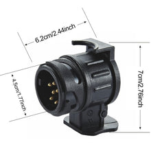 Load image into Gallery viewer, 13 To 7 Pin Durable Plug Adapter Trailer Connector 12V Towbar Towing Waterproof Plugs Socket Adapter Protect Connections RV Accessories
