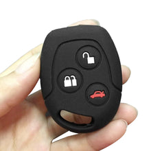 Load image into Gallery viewer, 3 Buttons Car Key Case Cover Remote Holder Fob Silicone For Ford MONDEO FIESTA FOCUS C-MAX S-MAX TRANSIT KA GALAXY
