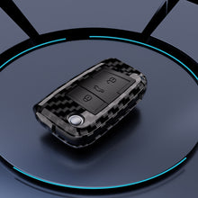 Load image into Gallery viewer, Car Carbon Fiber Pattern Remote Key Cover Case Fob For VW Volkswagen Polo Golf Passat Tiguan Skoda Octavia Seat Leon Altea