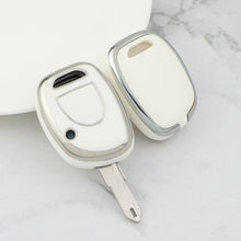 Load image into Gallery viewer, Car Key Cover Case Shell Fob NO Chip Key Protection Keyless Keychain TPU For Renault Twingo Clio Kangoo Master Accessories