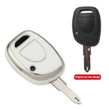 Load image into Gallery viewer, Car Key Cover Case Shell Fob NO Chip Key Protection Keyless Keychain TPU For Renault Twingo Clio Kangoo Master Accessories