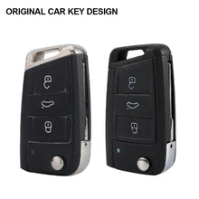 Load image into Gallery viewer, TPU Car Flip Key Case Cover Shell Fob For VW Volkswagen Golf 7 MK7 Tiguan MK2 for Seat Ateca Leon FR Ibiza Skoda Octavia Kodiaq
