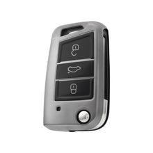 Load image into Gallery viewer, TPU Car Flip Key Case Cover Shell Fob For VW Volkswagen Golf 7 MK7 Tiguan MK2 for Seat Ateca Leon FR Ibiza Skoda Octavia Kodiaq