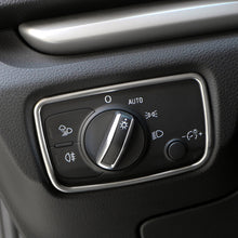 Load image into Gallery viewer, Stainless Steel Car Head Light Switch Panel Frame Cover Sticker Accessories for Audi A3 8V 2014 - 2019 LHD