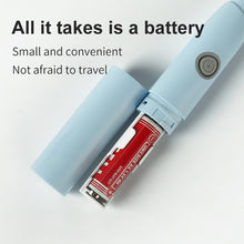 Load image into Gallery viewer, Smart Sonic Electric Toothbrush Low noise Batteries with 2 Replaceable Brush Heads 2 Min Smart Timer Portable for Travel