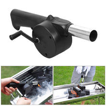 Load image into Gallery viewer, Adjustable Airflow Fire Blower For BBQ Charcoal Grill Hand Crank Blower Fire Making-Effective Outdoor BBQ Tools Camping Fire Starter Tool
