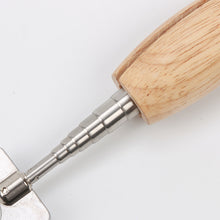 Load image into Gallery viewer, Scalable BBQ Forks with Wooden Handle Sticks Skewers Hot Dog Telescoping Roasting Fork Camping BBQ Grill Accessories