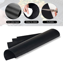 Load image into Gallery viewer, Non-Stick Teflon BBQ Grill Mat Heat Resistant Heavy Duty Reusable Cooking Mat for Grill/Oven/Baking Grill Accessories
