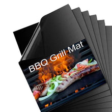Load image into Gallery viewer, Non-Stick Teflon BBQ Grill Mat Heat Resistant Heavy Duty Reusable Cooking Mat for Grill/Oven/Baking Grill Accessories