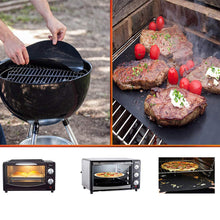 Load image into Gallery viewer, Non-Stick Teflon BBQ Grill Mat Heat Resistant Heavy Duty Reusable Cooking Mat for Grill/Oven/Baking Grill Accessories