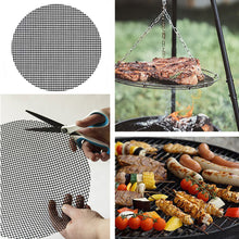 Load image into Gallery viewer, Non-Stick BBQ Grid Pad High Temperature Resistant Barbecue Mesh Grill Accessories Cooking Pads Baking Grill Tool