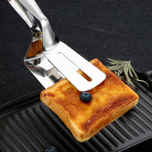Load image into Gallery viewer, Multifunctional Steak Shovel Clip Food Tongs Thickened 304 Stainless Steel Pan-fried Steak Beef Fish Fillets Kitchen Baking Bread Tool Clips