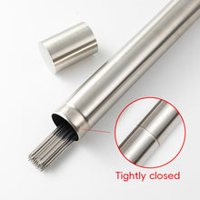 Load image into Gallery viewer, BBQ Needle With Storage Tube Stainless Steel Reusable Satay Skewer Non-Stick Compact Tube Fits Camping Must-Have Picnic Tools