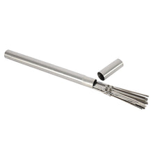 Load image into Gallery viewer, BBQ Needle With Storage Tube Stainless Steel Reusable Satay Skewer Non-Stick Compact Tube Fits Camping Must-Have Picnic Tools