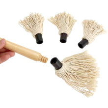 Load image into Gallery viewer, BBQ Sauce Basting Mops Roasting Grilling Barbeque Marinade Sauce/Seasoning/Oil Brush Barbecue Restaurant Outdoor camping party Essential