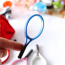 Load image into Gallery viewer, Dollhouse Mini Model Toy Miniature Tennis Racket Ornament Tennis Ball for 17cm Labubu Dolls Cute DIY Doll Micro-landscapes Decor