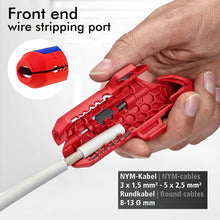 Load image into Gallery viewer, 1PC Multi-Functional Curved Handle Wire Stripper Quick Wire Cutting Tool Specially Designed For Electricians