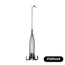 Load image into Gallery viewer, 1PC Luminous Leatherjacket Fish Hook With Bait Cage Anti-Hanging Bottom Upside-Down Umbrella-Shaped Fishhook Fishing Gear