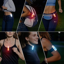Load image into Gallery viewer, Multi-Functional Outdoor Night Running Three-Color Illuminated Light Arm Band Alarm Safety Warning Light For Night Cycling And Running
