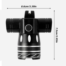 Load image into Gallery viewer, Bicycle Aluminum Alloy Retractable Zoom Headlights High-Brightness Night Riding Warning Lights USB Charging Outdoor Cycling Equipment