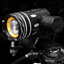 Load image into Gallery viewer, Bicycle Aluminum Alloy Retractable Zoom Headlights High-Brightness Night Riding Warning Lights USB Charging Outdoor Cycling Equipment