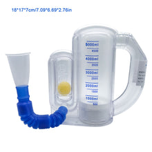 Load image into Gallery viewer, 5000ml Respiratory Training Lung Capacity Training Physical Measurement Middle-aged Elderly Pulmonary Function Rehabilitation Training Daily Exercise Device