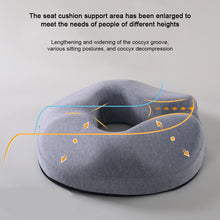 Load image into Gallery viewer, Memory Cotton Hemorrhoid Pad Office Cushion Sitting No Collapsing Summer Breathable Chair Fart Pad Beautiful Buttocks Coccyx Cushion