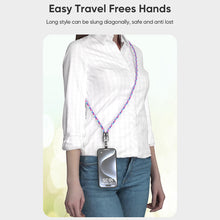 Load image into Gallery viewer, PD240W Phone Lanyard Charge Cable 2 in 1 USB-C to USB-C Super Fast Charge Data Cable Zinc Alloy Head Lanyard Fast Charging Cable