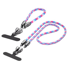Load image into Gallery viewer, PD240W Phone Lanyard Charge Cable 2 in 1 USB-C to USB-C Super Fast Charge Data Cable Zinc Alloy Head Lanyard Fast Charging Cable