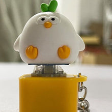 Load image into Gallery viewer, Capybara Chicken Wooden Fish Money bag Lion Fire Hot-swappable Shaft Seat Colorful Effect Shaft Button Keychain
