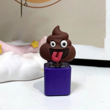 Load image into Gallery viewer, Capybara Chicken Wooden Fish Money bag Lion Fire Hot-swappable Shaft Seat Colorful Effect Shaft Button Keychain