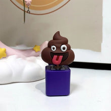 Load image into Gallery viewer, Capybara Chicken Wooden Fish Money bag Lion Fire Hot-swappable Shaft Seat Colorful Effect Shaft Button Keychain