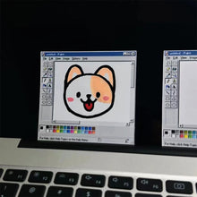 Load image into Gallery viewer, 50Sheets Vintage Computer Drawing Board Notepad Retro Style Square Paper for Creative Illustration and Design
