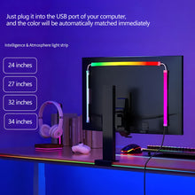 Load image into Gallery viewer, Music Game Sync 24" Screen Gaming Amosphere Ambient Smart TV Monitor LED Strip Backlight Light for Computer Screen